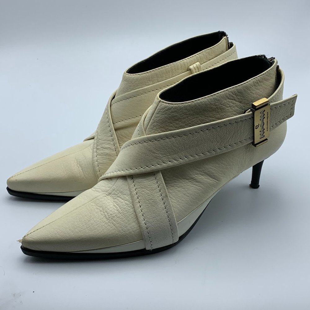 MCQ Alexander McQueen Lex Razor Back Zip Boots 37